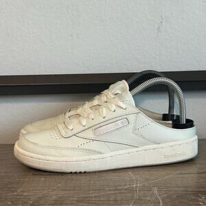 Reebok Club C 85 Mule Women’s Slip-On Shoes Sneakers Size 7.5 White